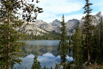 Alice Lake in the Sawtooth Mountains of Idaho